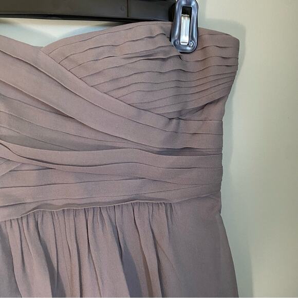 Ann Taylor Silk Chiffon Bridesmaid Mini Dress - Picture 2 of 6